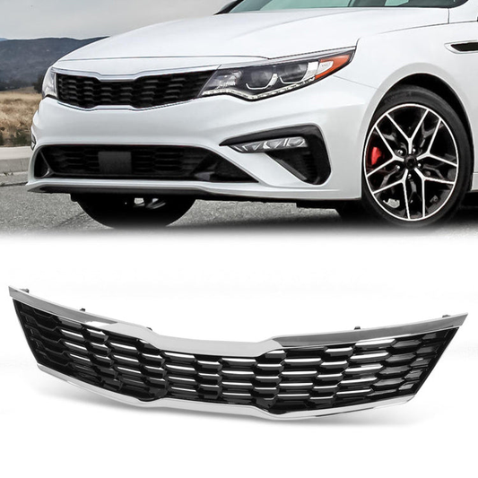 PARRILLA GRILLE - KA OPTMA '11-'15/'16-'20/ GRILLE ASS'Y 19-20/ CHROME/BLACK/ W/O AROUND VIEW MONITRO/ (EX, LX, S, SX) (EU=USA)//PARTS.NO,KI1200211//OEM NO,86350D5520