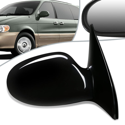 RETROVISOR MIRROR - OEM - 02-05 KIA SEDONA LX - POWERED - PAINTABLE - BLACK - RIGHT