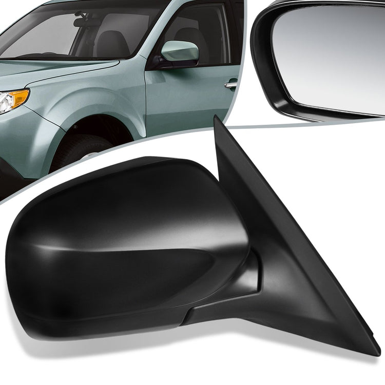 RETROVISOR MIRROR - OEM - 09-10 SUBARU FORESTER X XT - POWERED - TEXTURED - BLACK - RIGHT