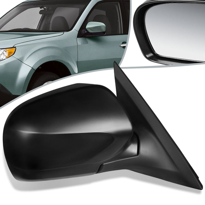 RETROVISOR MIRROR - OEM - 09-10 SUBARU FORESTER X XT - POWERED - TEXTURED - BLACK - RIGHT