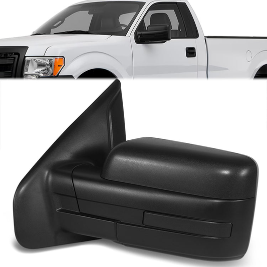 RETROVISOR MIRROR - OE STYLE - FORD F-150 11-14 - DRIVER SIDE - PAINT TO MATCH - BLACK