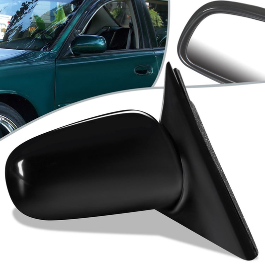 RETROVISOR MIRROR - OEM - 97-05 CHEVY MALIBU / 97-99 OLDSMOBILE CUTLASS - POWERED - PAINTABLE - BLACK - RIGHT