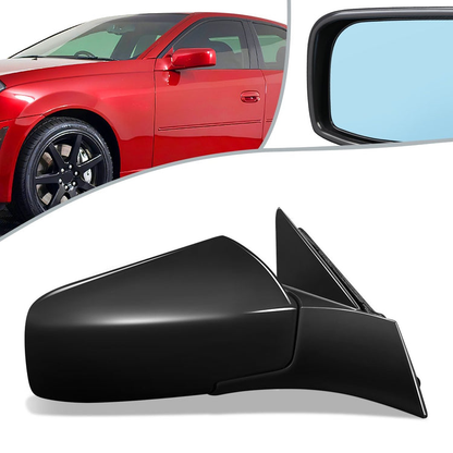 RETROVISOR MIRROR - OEM - 03-07 CADILLAC CTS, CTS-V - POWERED - HEATED - W/ MEMORY - W/ BLUE GLASS - POWERED FOLDING - BLACK - RIGHT