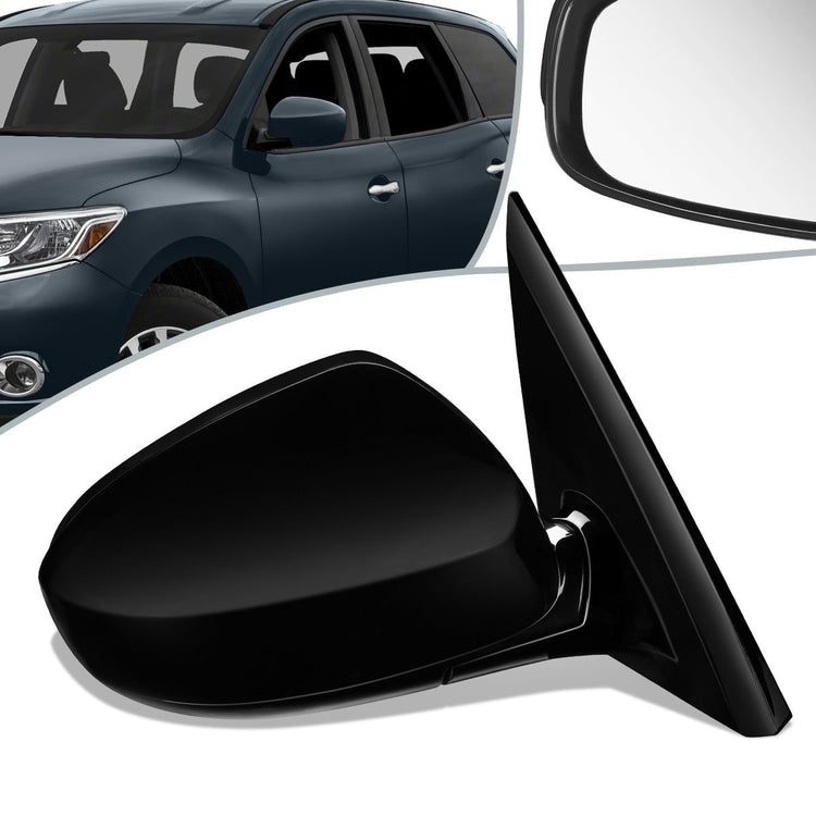 RETROVISOR MIRROR - OEM - 13-16 NISSAN PATHFINDER - POWERED - TEXTURED - BLACK - RIGHT