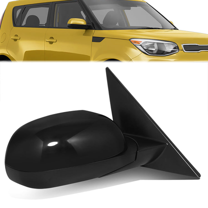 RETROVISOR MIRROR - OE STYLE - KIA SOUL 14-19 - WITH POWER - PASSENGER SIDE - PAINT TO MATCH - BLACK
