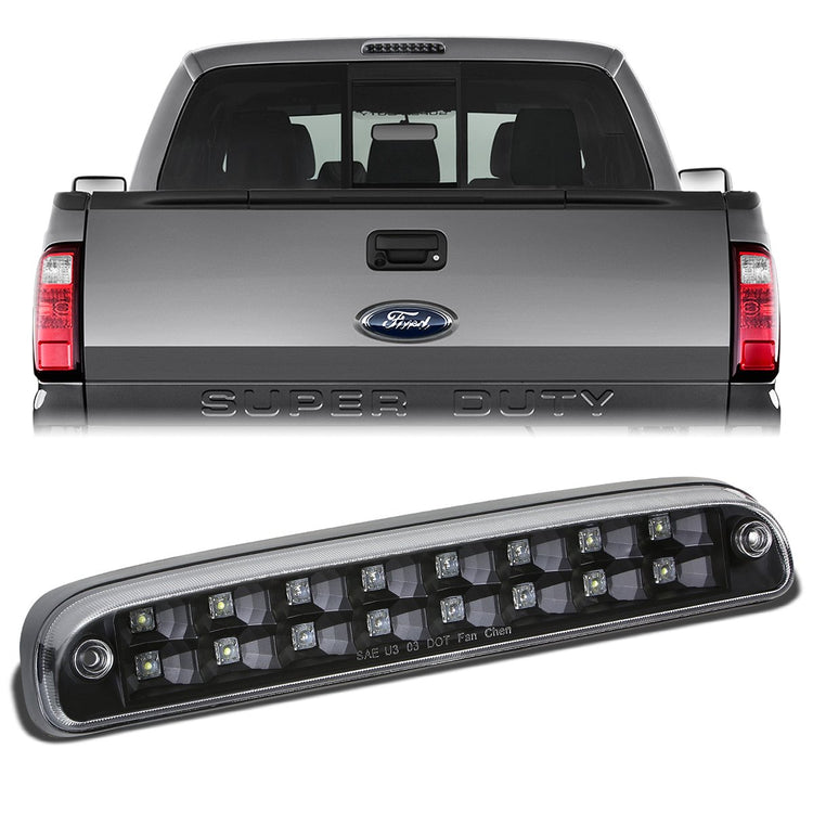 LUZ DE FRENO 93-11 FORD RANGER / 99-16 FORD F-250, F-350, F-450, F-550 SUPER DUTY / 95-03 MAZDA B2300, B2500, B3000, B4000 - LED - BLACK