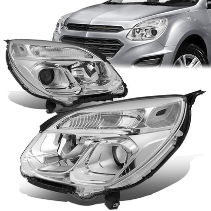 FAROS 16-17 CHEVROLET EQUINOX - PROJECTOR - CHROME HOUSING / CLEAR CORNER - H11 LOW BEAM / 9005 HIGH BEAM