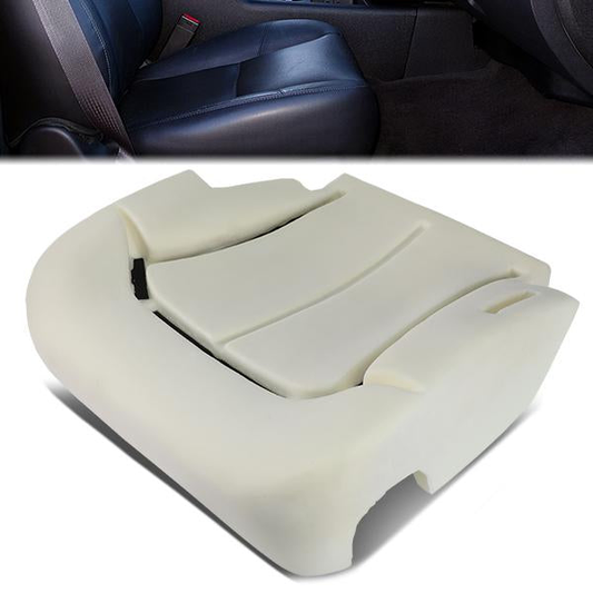 nan SEAT CUSHION PAD - 99-02 CHEVY SILVERADO 1500, 2500 / 01-02 CHEVY SILVERADO 1500HD, 2500HD, 3500 - ONLY FITS MODELS WITH 50/50 BUCKET SEATS WITH CENTER CONSOLE - WILL NOT FIT 40/20/40 BENCH SEATS - WHITE