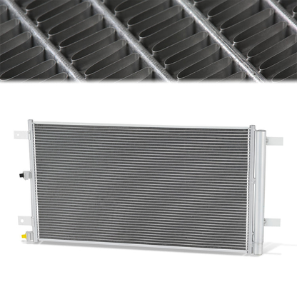 CONDENSADOR FORD EXPEDITION 2018-2024 / FORD F-150 2015-2023 / LINCOLN NAVIGATOR 2018-2023 - ALUMINUM - SILVER