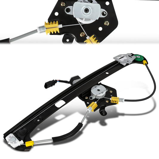 REGULADOR DE VENTANA WINDOW MOTORS & REGULATORS - METALLIC - 00-06 BMW X5 - METALLIC - BARE STEEL/PLASTIC