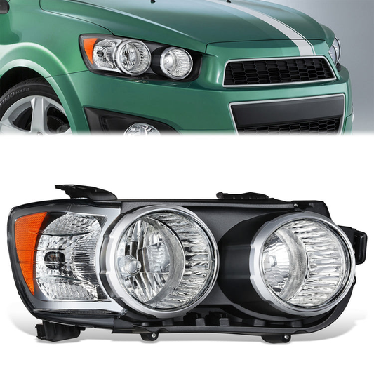 FAROS OE STYLE -12-16 CHEVY SONIC - CHROME BEZEL - RIGHT SIDE