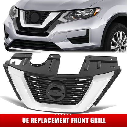 PARRILLA GRILLE - DS ROGE '14-'16/'17-'20/ GRILLE ASS'Y 17-18/ MAT-BLACK W/CHROME MOULDING/ W/CAMERA H. (S) (JAPAN BUILT)//PARTS.NO,NI1200281//OEM NO,623106FL0B