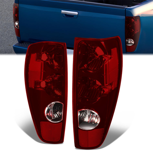 FAROS TRASEROS 04-12 CHEVROLET COLORADO / 04-12 GMC CANYON - DARK RED LENS - 1SETS IN ONE BOX(INCLUDE 1PC LEFT AND 1PC RIGHT)