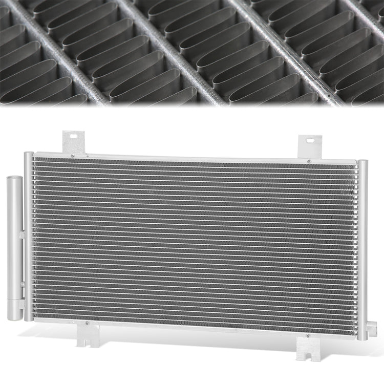 CONDENSADOR HONDA CIVIC 2017-2021 - TYPE-R - ALUMINUM - SILVER