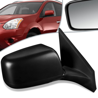RETROVISOR MIRROR - OEM - 08-13 NISSAN ROGUE / 14-15 NISSAN ROGUE SELECT - POWERED - HEATED - TEXTURED - BLACK - RIGHT