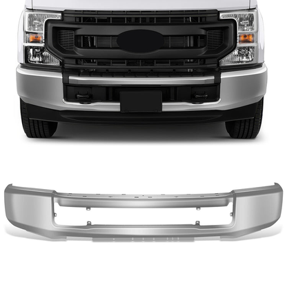DEFENSA FORD F-250 SUPER DUTY 2020-2022 - FORD F-350 SUPER DUTY 2020-2022 - FITS MODELS WITHOUT FOG LAMPS - CHROME