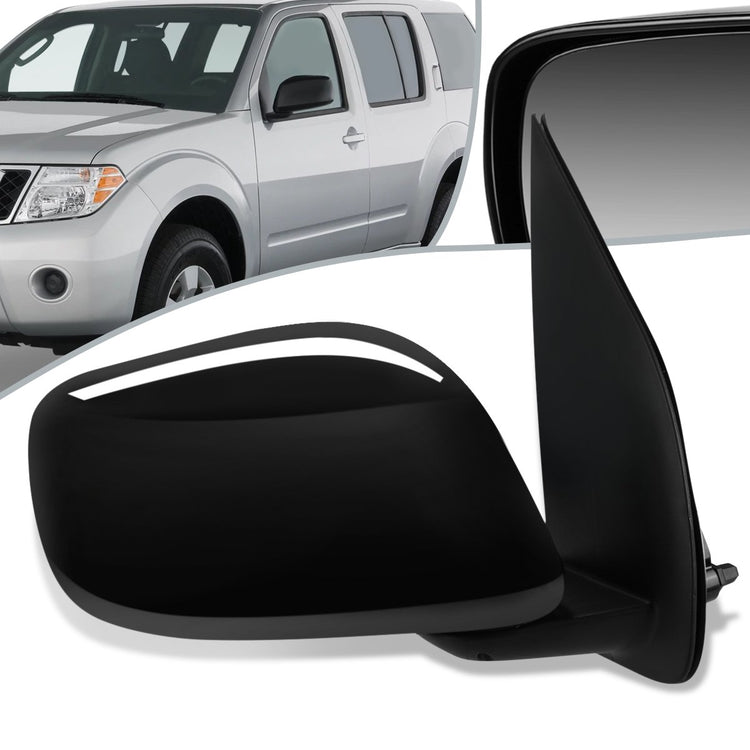 RETROVISOR MIRROR - OEM - 05-15 NISSAN FRONTIER / 05-15 NISSAN XTERRA - MANUAL - TEXTURED - BLACK - RIGHT