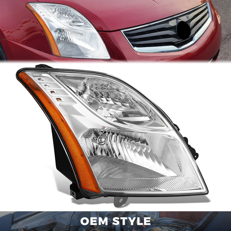 FAROS OE STYLE - RIGHT SIDE  - CHROME - 10-12 NISSAN SENTRA - BASE MODEL - S MODEL - SL