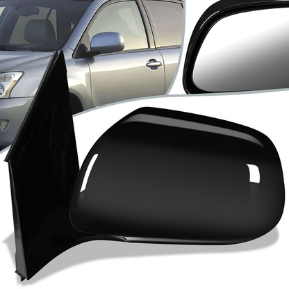 RETROVISOR MIRROR - OEM - 04-06 LEXUS RX330 / 07-09 LEXUS RX350 / 06-08 LEXUS RX400H - POWERED - HEATED - PAINTABLE - BLACK - LEFT