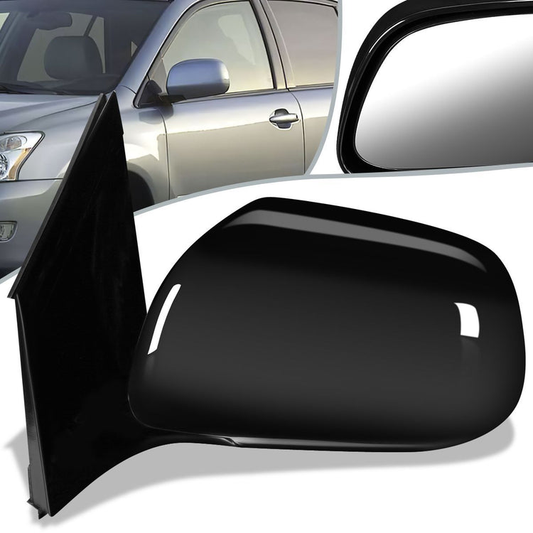 RETROVISOR MIRROR - OEM - 04-06 LEXUS RX330 / 07-09 LEXUS RX350 / 06-08 LEXUS RX400H - POWERED - HEATED - PAINTABLE - BLACK - LEFT