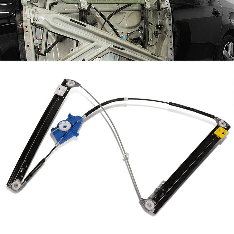 REGULADOR DE VENTANA WINDOW MOTORS & REGULATORS - METALLIC - 02-08 AUDI A4/07-08 AUDI RS4/04-08 AUDI S4 - FITS SEDAN / WAGON MODELS ONLY - METALLIC - BARE STEEL/PLASTIC
