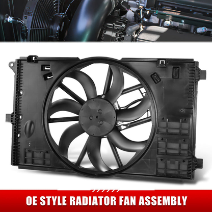 ABANICOS OE STYLE -INFINITI QX50 2019-2021 - FITS MODELS WITHOUT TRANSMISSION OIL COOLER