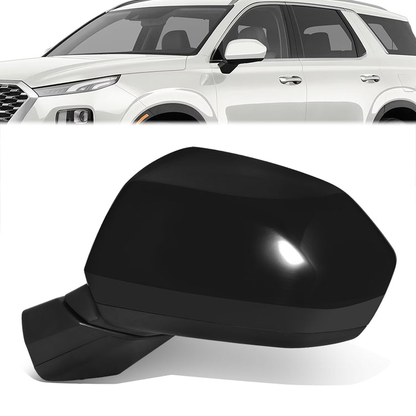 RETROVISOR MIRROR - OE STYLE - HYUNDAI PALISADE 20-22 - WITH POWER WITH HEATED GLASS - DRIVER SIDE - PAINT TO MATCH - BLACK