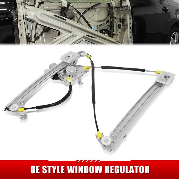 REGULADOR DE VENTANA WINDOW MOTORS & REGULATORS - FORD FOCUS 2012-2018 - WITH ANTI-PINCH - METALLIC - BARE STEEL / PLASTIC
