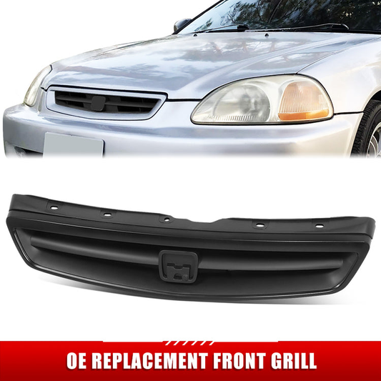 PARRILLA GRILLE - HD CVIC 4DR '96-'98/ GRILLE ASS'Y 96-00/ W/BLACK MLDG (2D SI)/ (USA BUILT) (PERFORMANCE)//PARTS.NO,HO1200149//OEM NO,71121S04Z01-PFM