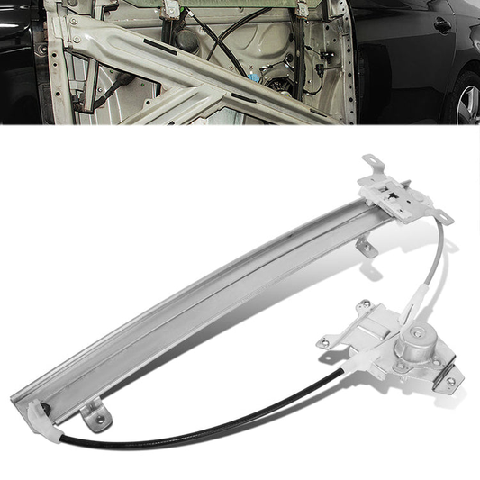 REGULADOR DE VENTANA WINDOW MOTORS & REGULATORS - METALLIC - 86-90 NISSAN SENTRA/86-90 NISSAN TSURU - METALLIC - BARE STEEL/PLASTIC