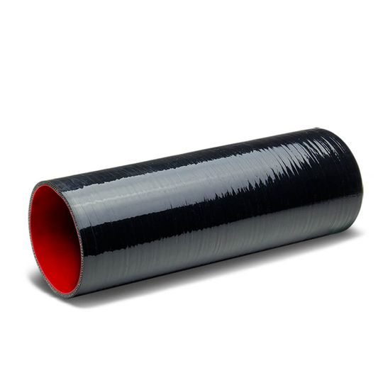COPLE DE SILICON 3-PLY - 4.00" X 12.00" LONG - BLACK / RED - RM72-4
