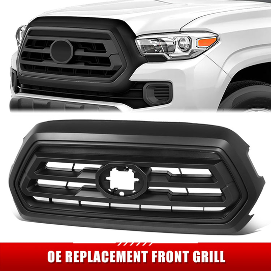 PARRILLA GRILLE - TY TACMA '16-'19/20-ON/ GRILLE ASS'Y 20-21/ MAT-BLACK/ W/BLACK FRAME/ W/BLACK  MLDG (SR5)//PARTS.NO,TO1200478//OEM NO,5310104070C0
