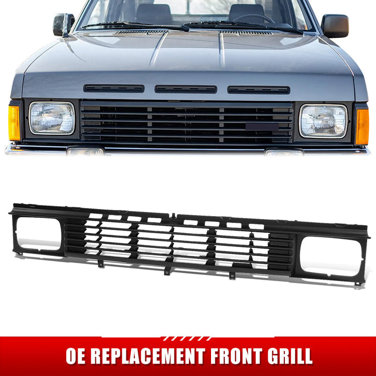 PARRILLA GRILLE - DS P/U '83-'85/'86-'97/ GRILLE ASS'Y 86-87/ DARK ARGENT/ (HARDBODY) (2WD)//PARTS.NO,NI1200104//OEM NO,6231001G01