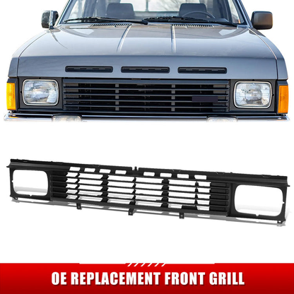 PARRILLA GRILLE - DS P/U '83-'85/'86-'97/ GRILLE ASS'Y 86-87/ DARK ARGENT/ (HARDBODY) (2WD)//PARTS.NO,NI1200104//OEM NO,6231001G01
