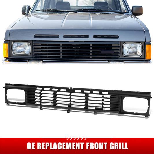 PARRILLA GRILLE - DS P/U '83-'85/'86-'97/ GRILLE ASS'Y 86-87/ DARK ARGENT/ (HARDBODY) (2WD)//PARTS.NO,NI1200104//OEM NO,6231001G01