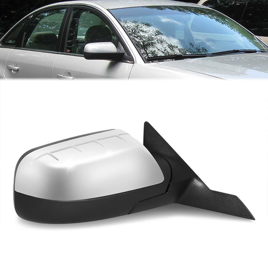 RETROVISOR MIRROR - OE STYLE - FORD TAURUS 08-09 - WITH POWER WITH HEATED GLASS CHROME COVER - PASSENGER SIDE - SMOOTH - CHROME / BLACK