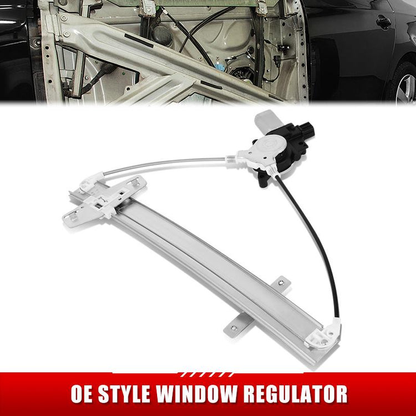 REGULADOR DE VENTANA WINDOW MOTORS & REGULATORS - HONDA ACCORD 2003-2007 - SEDAN - METALLIC - BARE STEEL / PLASTIC