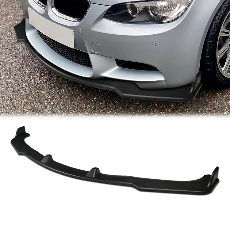 LIP FRONTAL 09-11 BMW - FITS ONLY 328I, 328I XDRIVE, 335D, 335I, 335 X DRIVE SEDAN MODELS - DOES NOT FIT M3, M-TECH, AND M-SPORT BUMPERS - REQUIRES DRILLING BUMPER FOR INSTALLATION - 3PC - MATTE BLACK