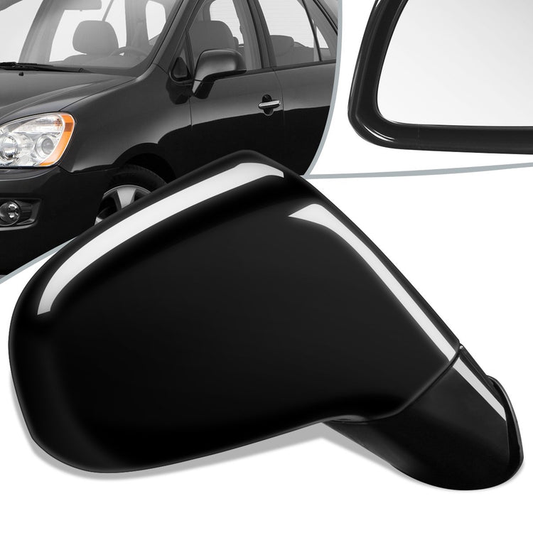 RETROVISOR MIRROR - OEM - 07-12 KIA RONDO - POWERED - HEATED - PAINTABLE - BLACK - RIGHT