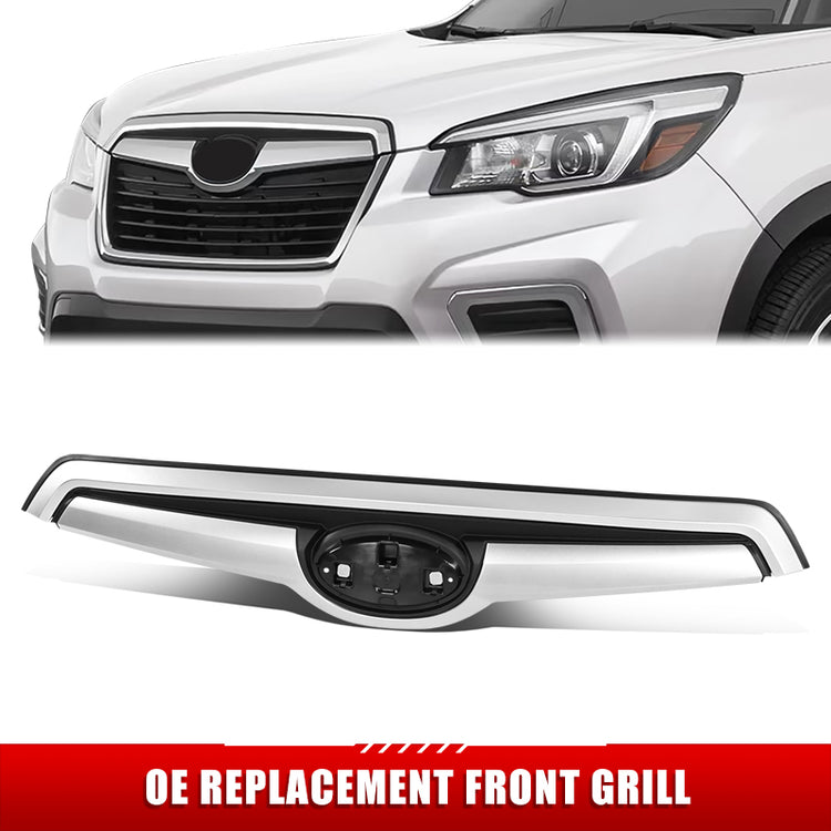 PARRILLA GRILLE - SB FORSTER '19-ON/ GRILLE ASS'Y 19-21/ UPPER MAT-BLACK/ W/SILVER MOULDING/ (BASE|CONVENIENCE|PREMIUM)//PARTS.NO,SU1200175//OEM NO,91121SJ000
