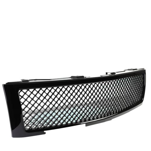 PARRILLA GRILLE - 07-13 CHEVY SILVERADO 1500 - SQUARED MESH - BLACK