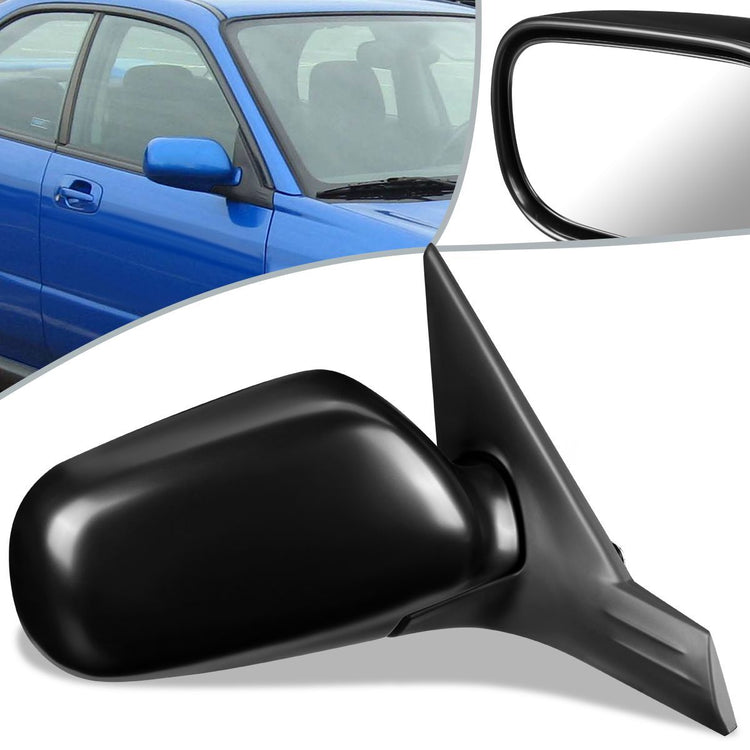 RETROVISOR MIRROR - OEM - 02-07 SUBARU IMPREZA / 02-07 SUBARU OUTBACK - POWERED - TEXTURED - BLACK - RIGHT