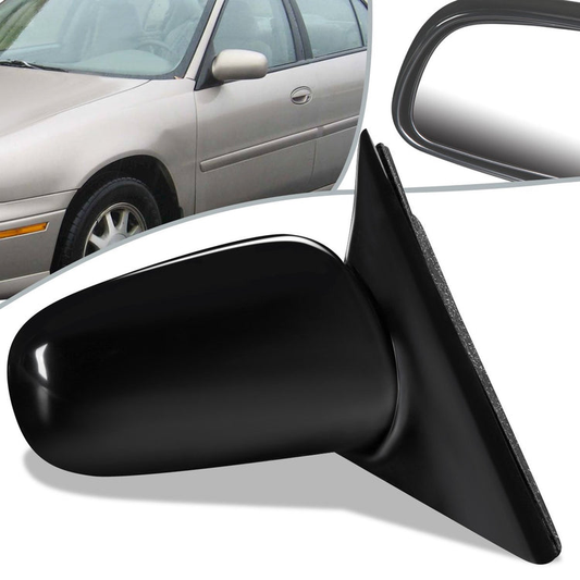 RETROVISOR MIRROR - OEM - 97-05 CHEVY MALIBU - MANUAL - PAINTABLE - BLACK - RIGHT