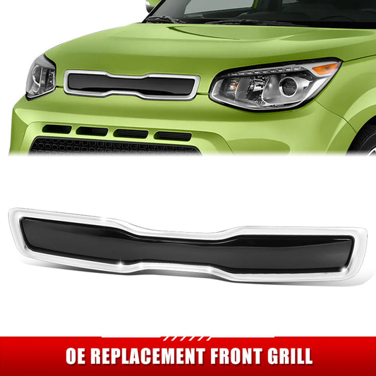 PARRILLA GRILLE - KA  SOL '10-'13/'14-16/'17-19/ GRILLE ASS'Y 14-16/ MAT-BLACK W/CHROME MLDG//PARTS.NO,KI1200159//OEM NO,86350B2000