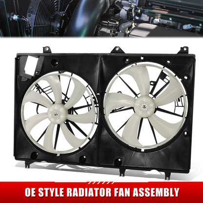 ABANICOS OE STYLE -TOYOTA HIGHLANDER 2008-2013 - FITS 3.5L MODELS WITHOUT TOW PACKAGE