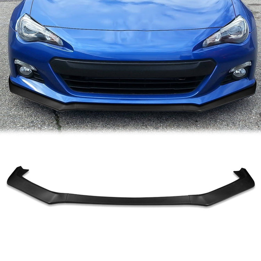 LIP FRONTAL 13-16 SUBARU BRZ - REQUIRES DRILLING BUMPER FOR INSTALLATION - 3PC - MATTE BLACK