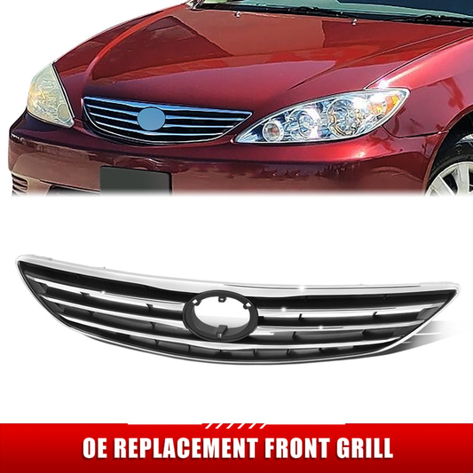 PARRILLA GRILLE - TY CAMY '02-'06/ GRILLE ASS'Y 05-06/ CHROME/SILVER/GRAY/ (LE/XLE) (USA BUILT)//PARTS.NO,TO1200267//OEM NO,5310106050