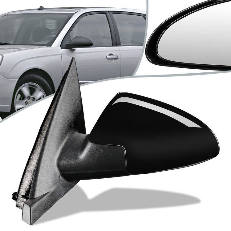 RETROVISOR MIRROR - OEM - 06-07 CHEVY MALIBU - POWERED - HEATED - PAINTABLE - BLACK - LEFT