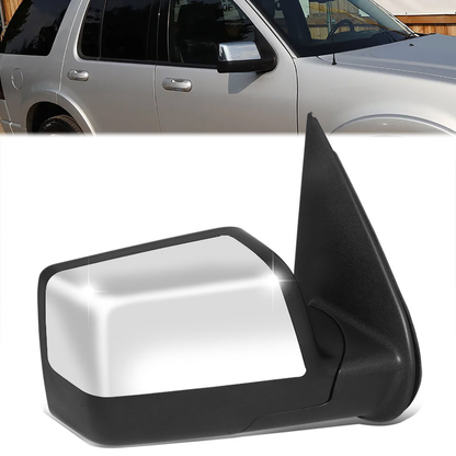 RETROVISOR MIRROR - OE STYLE - FORD EXPLORER 06-10 - FORD EXPLORER SPORT TRAC 07-10 - WITH POWER WITH HEATED - PASSENGER SIDE - PAINT TO MATCH - BLACK