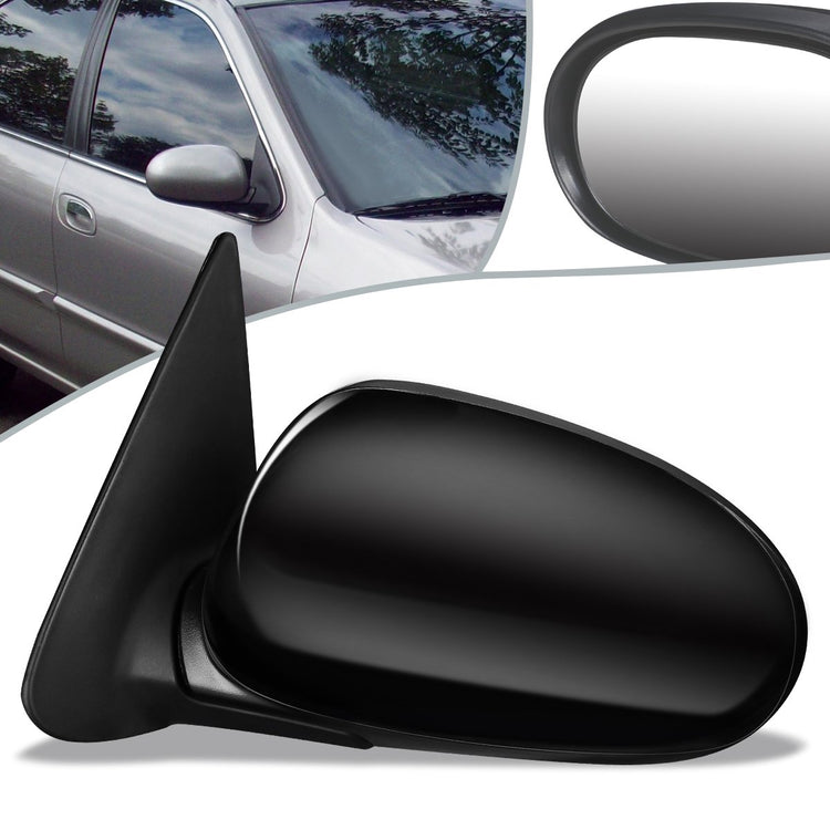 RETROVISOR MIRROR - OEM - 00-03 NISSAN MAXIMA / 00-01 INFINITI I30 / 02-04 INFINITI I35 - POWERED - PAINTABLE - BLACK - LEFT